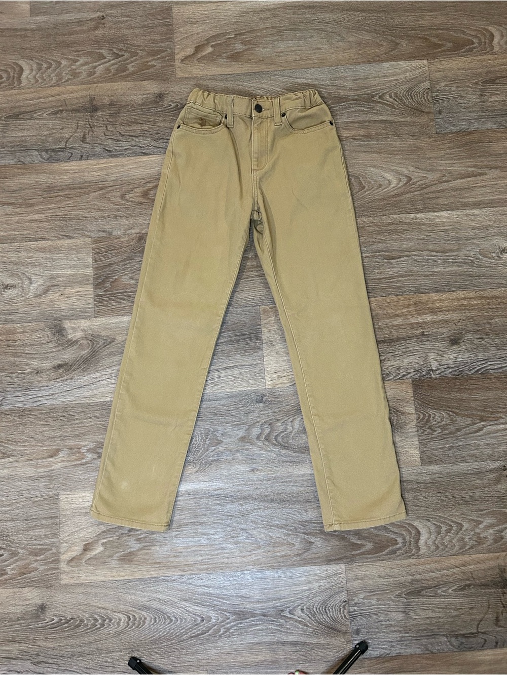 U.S. Polo Assn. Boys Khaki Pants - Size 12 - School Uniform Style Pants